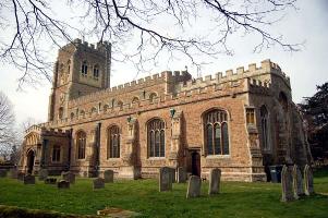 Cardington church from south-east March 2007